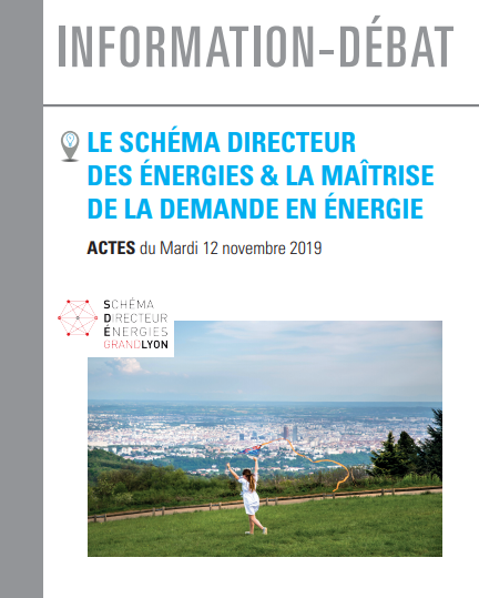 Couverture de l'étude "Le schéma directeur des énergies et la maîtrise de la demande en énergie"